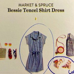 Market & Spruce Tencil shirt dress